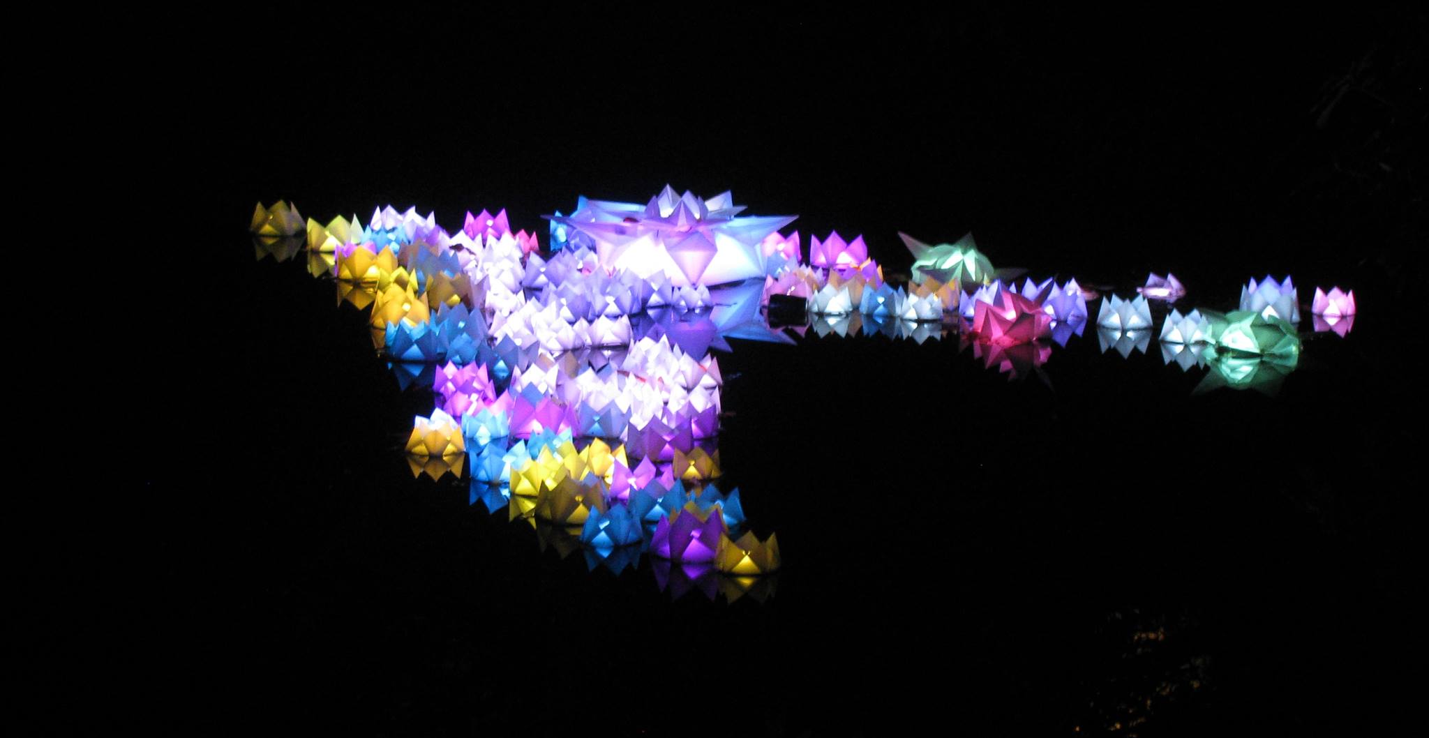 GLOW 2013 (floating lights)